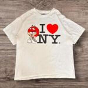 Vintage M&M “I Love New York” T-Shirt 2007 Made in USA Size Large